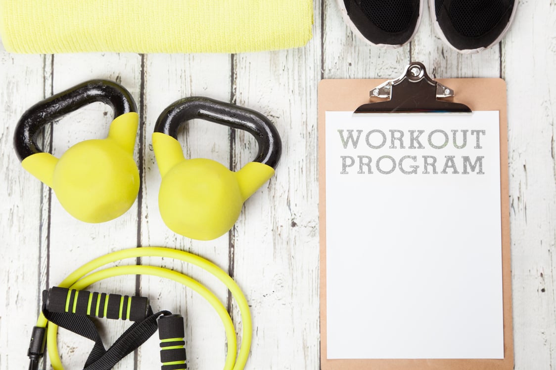 Yellow and black workout program!